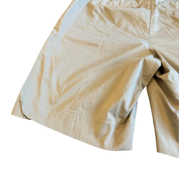 Lane Bryant Khaki Bermuda Shorts Flat Front Casual Cotton Size 16 Women's - Picture 8 of 9